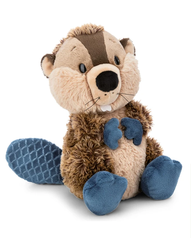 Nici Cuddly Toy, Beaver Harry Woodsnacker, 45 cm, Brown, Soft Plush Toy, Cute Stuffed Toy for Cuddling and Playing, Great Gift Idea for Children and Adults - 62273