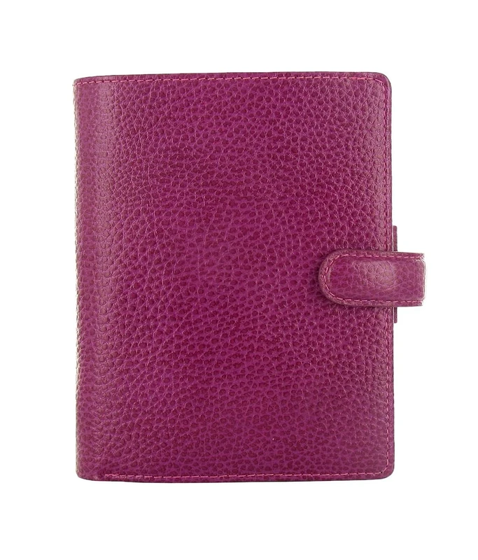 Filofax Finsbury Pocket Leather Organiser - Raspberry