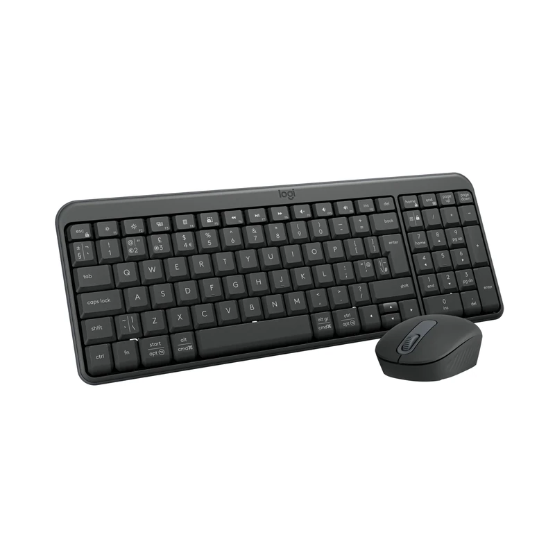 Logitech MK250 Bluetooth Wireless Mouse and Keyboard Combo: Fast & Easy Connectivity, Compact Wireless Keyboard, Ambidextrous Mouse, Durable build - Windows/MacOS - QWERTY