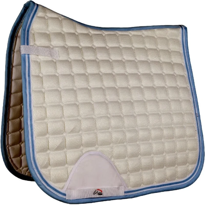 HKM Airy Mesh Saddle cloth White Dressage