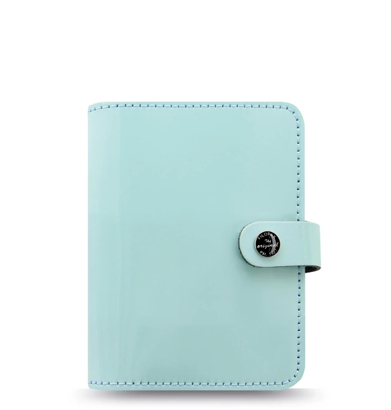 Filofax The Original Pocket Leather Organiser - Duck egg