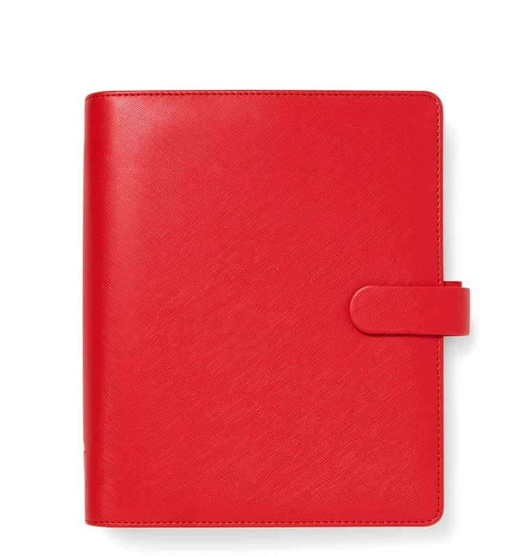 Filofax Saffiano A5 Organiser - Poppy