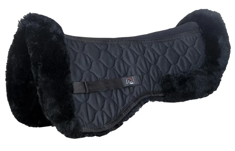 HKM Style Lambswool saddle pad Black One Size