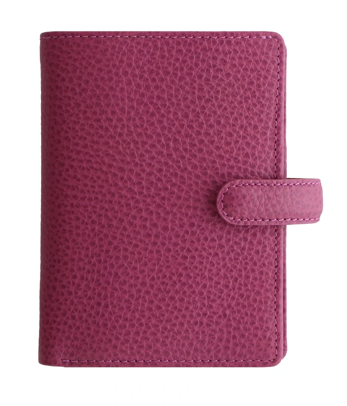 Filofax Finsbury Mini Leather Organiser - Raspberry