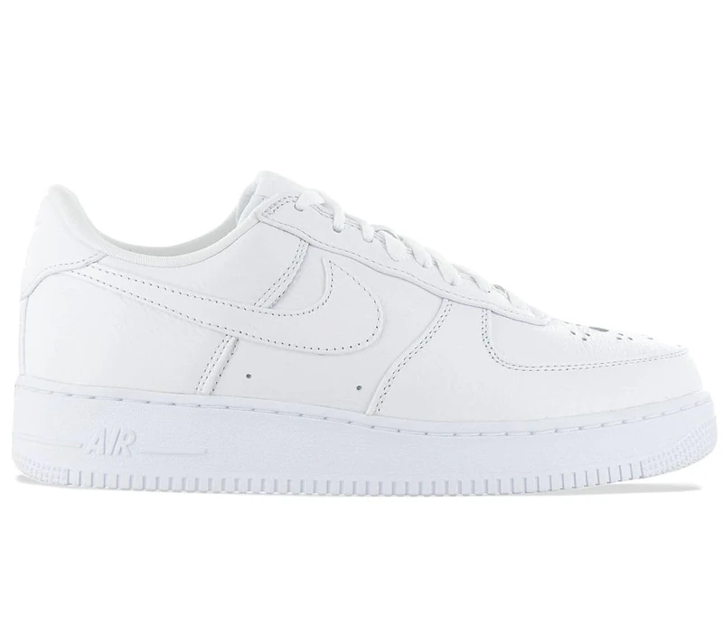 NIKE Mens Air Force 1 Low Retro Sneaker, White, 10 UK