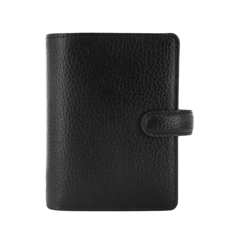 Filofax Finsbury Mini Leather Organiser - Black
