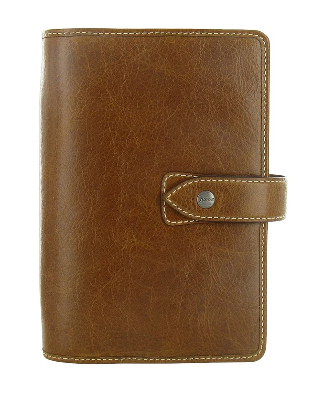 Filofax Malden Personal Leather Organiser - Ochre