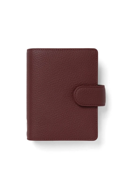 Filofax Norfolk Pocket Leather Organiser - Currant