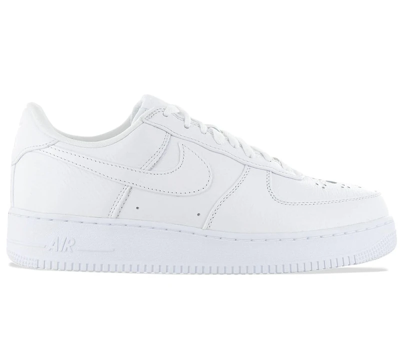 NIKE Mens Air Force 1 Low Retro Sneaker, White, 9.5 UK
