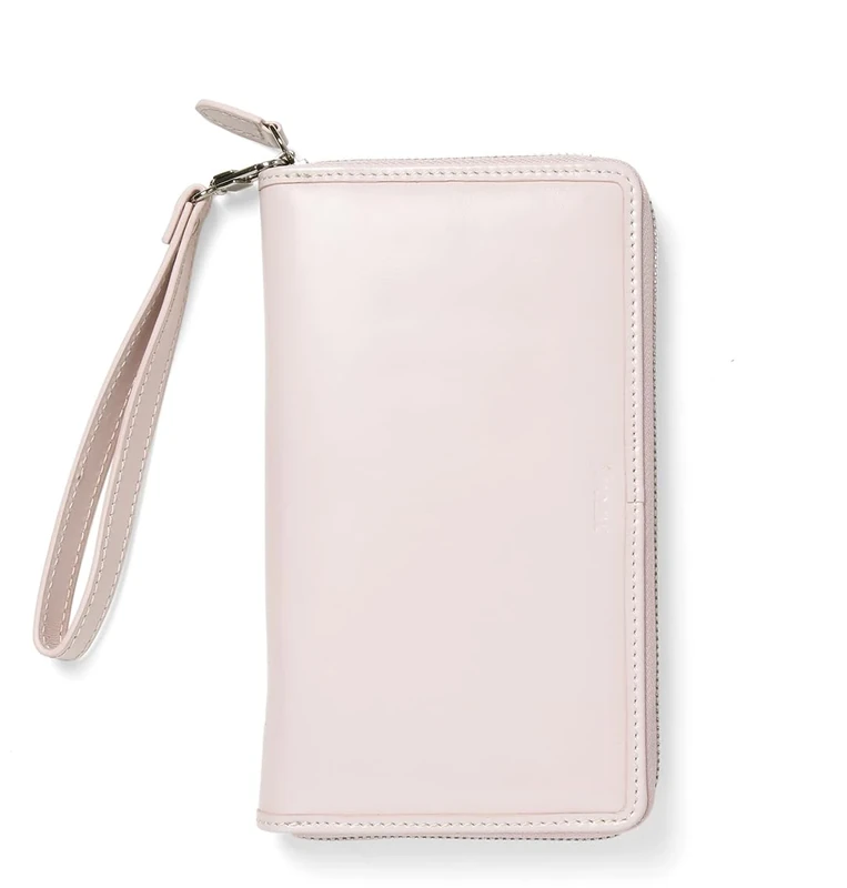 Filofax Malden Personal Compact Zip Leather Organiser - Pink
