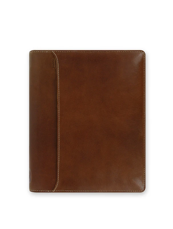Filofax Lockwood A5 Zip Leather Organiser - Cognac