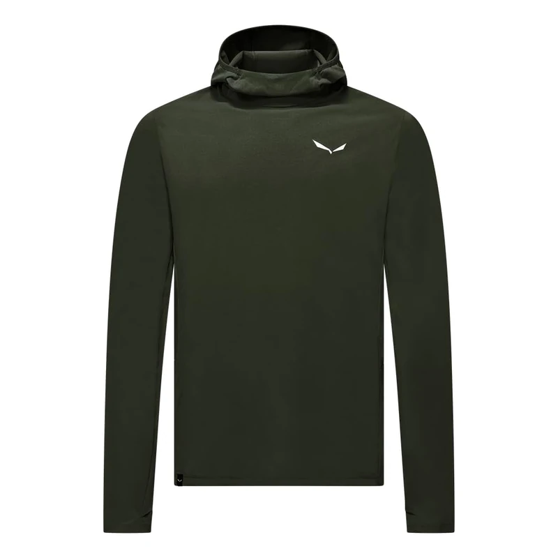 Salewa Puez Sun Pullover Men Dark Olive - Image 1