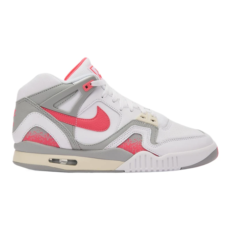 NIKE Men's Air Tech Challenge 2 Sneaker, White Racer Pink Lt Smoke Grey, 6 UK