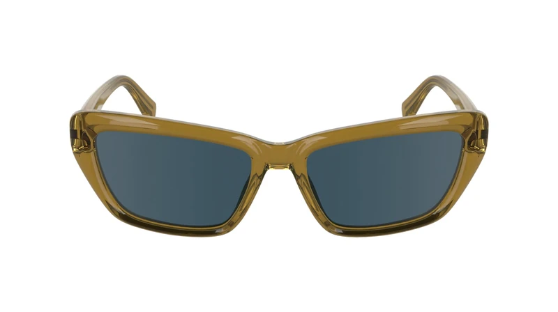 Calvin Klein Jeans Women's Sunglasses CKJ24623S - Ochre with Solid Avio Lens