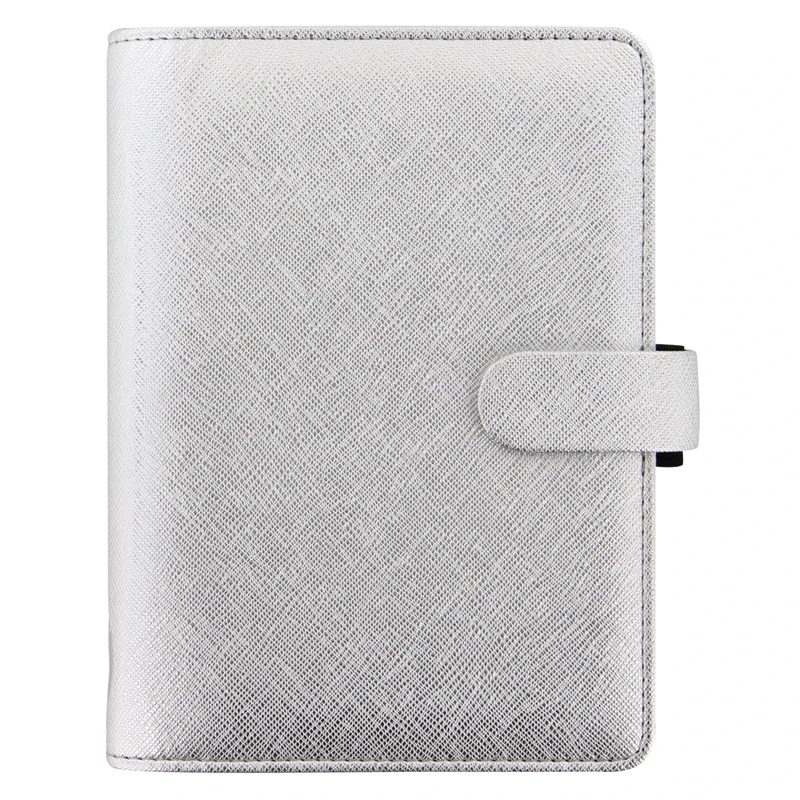 Filofax Saffiano Personal Organiser - Silver