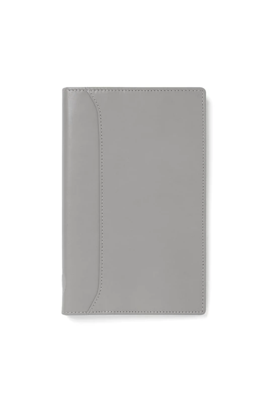 Filofax Lockwood Personal Slim Leather Organiser - Concrete