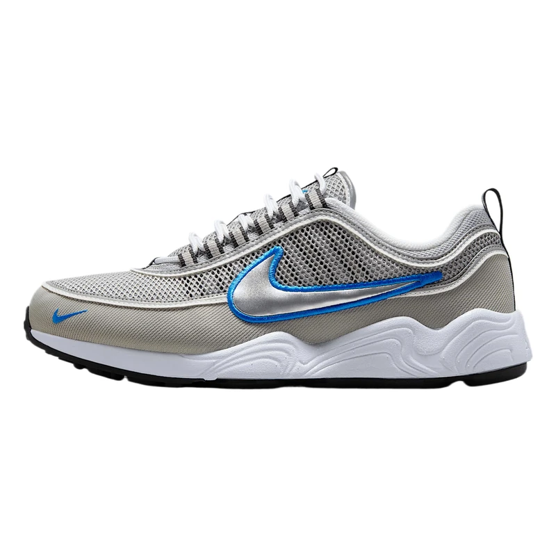NIKE Men's Air Zoom Spiridon SP Sneaker, Metallic Silver Metallic Silver White, 8.5 UK