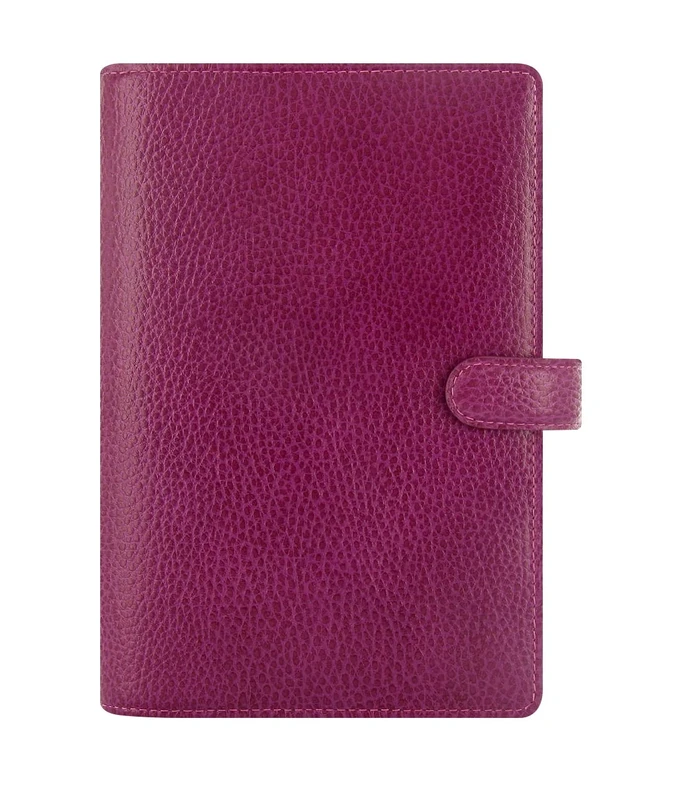 Filofax Finsbury Personal Leather Organiser - Raspberry