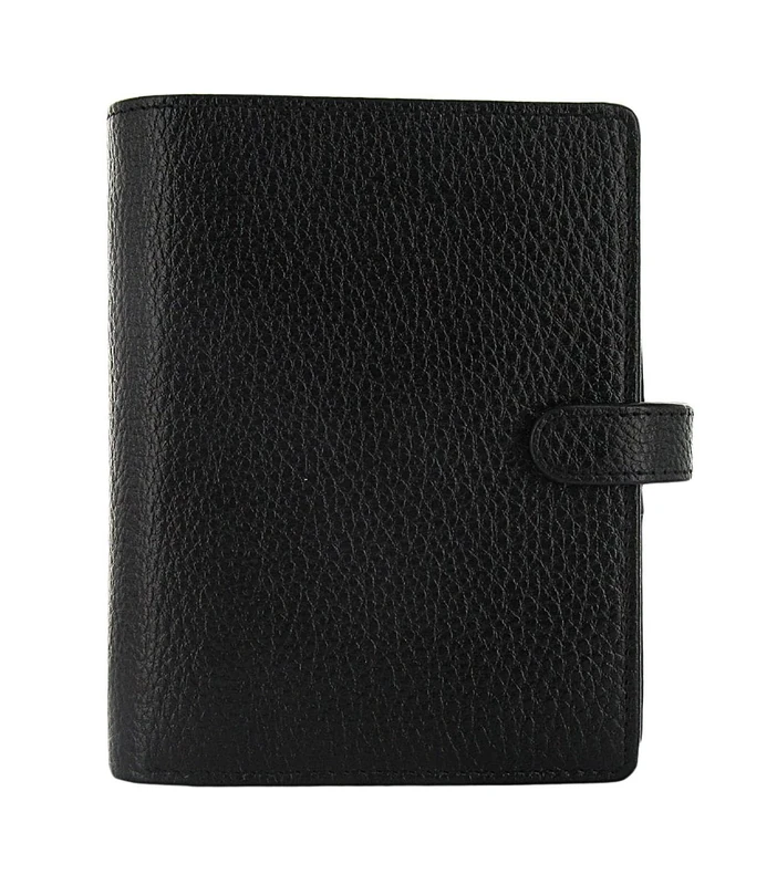 Filofax Finsbury Pocket Leather Organiser - Black