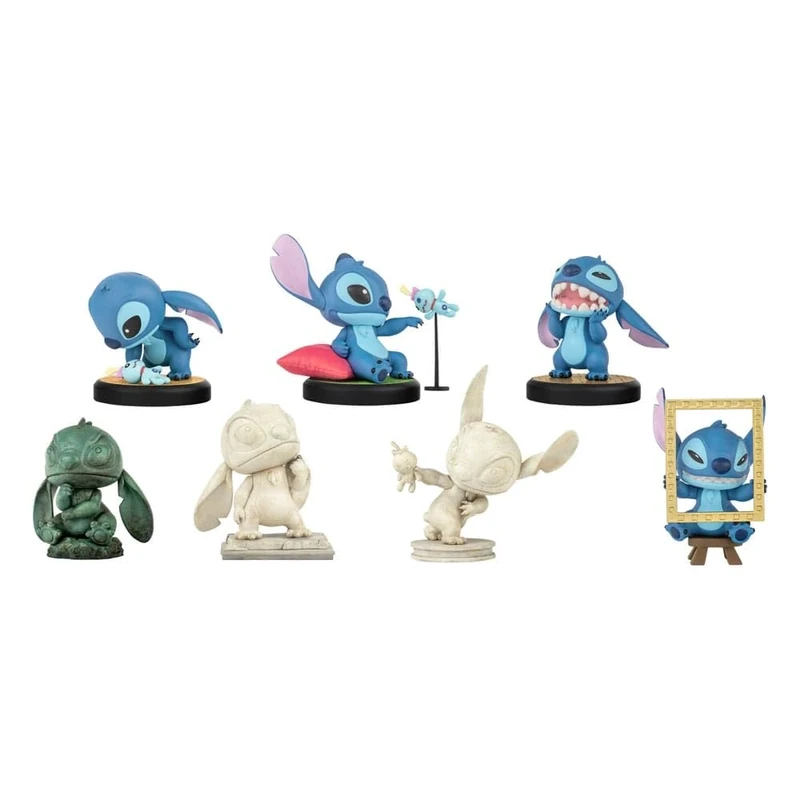 Lilo & Stitch Hero Box Art Gallery Series Mini Figures 8 cm Display (6)