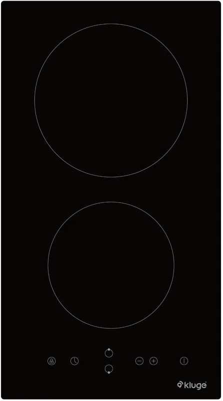 Kluge KPV3001B, Electric hob, Black