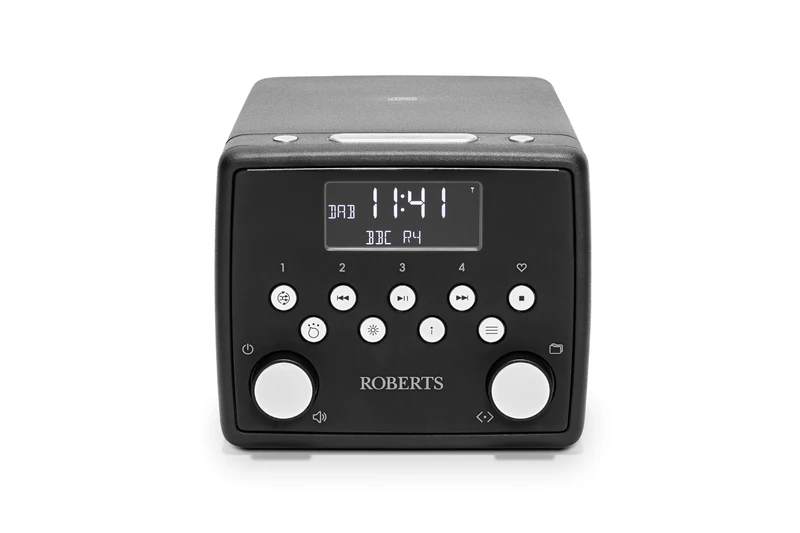 Roberts SOUND49 FM/DAB/DAB+ Digital Radio with Bluetooth, Alarms and CD Player, Black