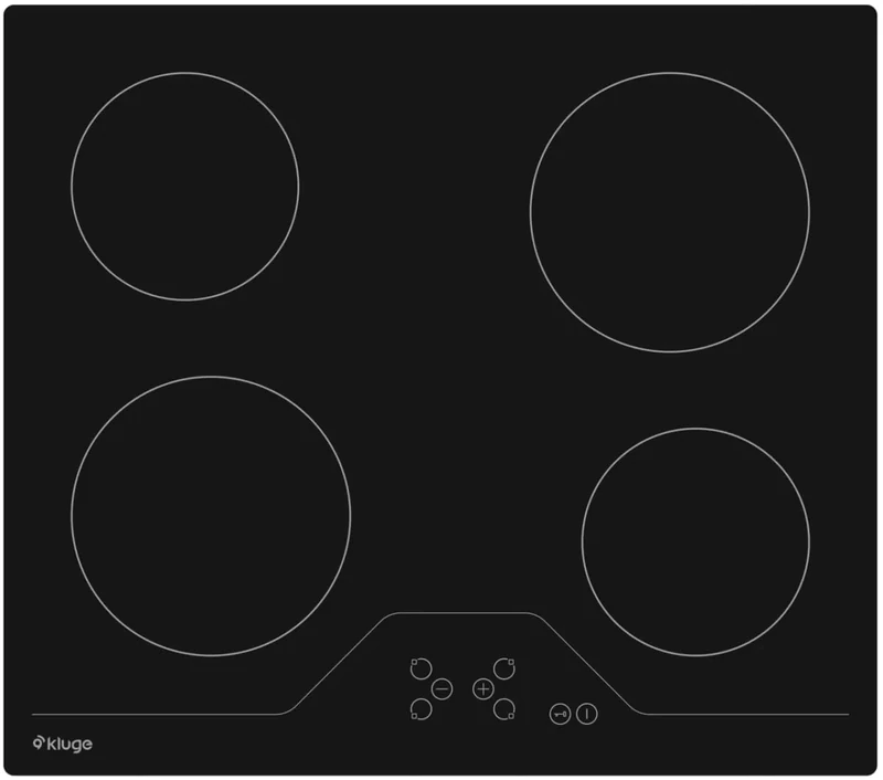 Kluge KPV6010B, Electric hob, Black