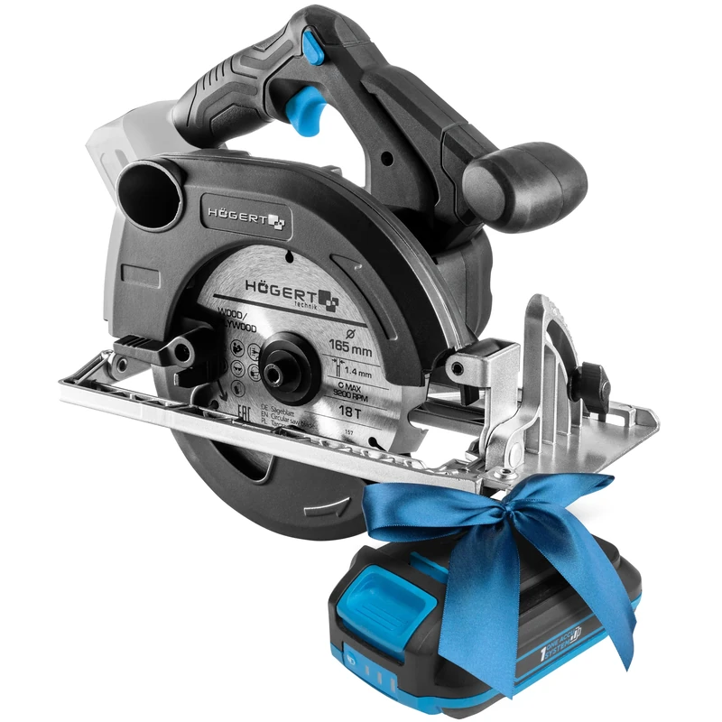 Hogert Technik 18V Cordless Circular Saw - Brushless Motor