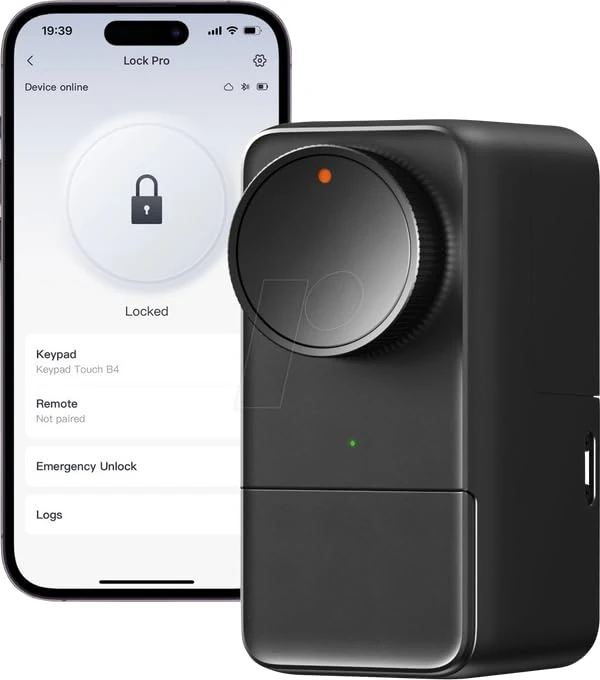 SwitchBot Smart Lock Pro Electronic Door Lock Black - Image 1