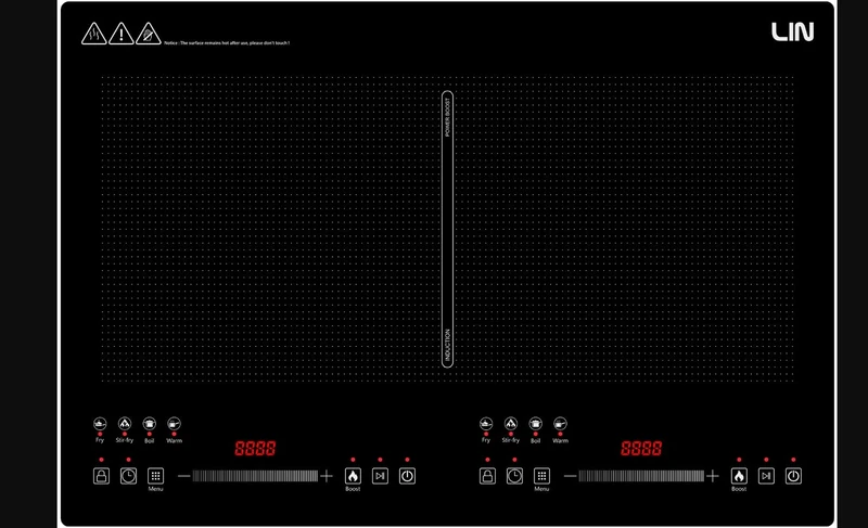Lin LI2H-179, Induction hob, Black