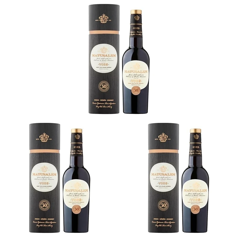 Gonzalez Byass Matusalem Sweet Oloroso Very Old Rare Sherry 375ml (Pack of 3)