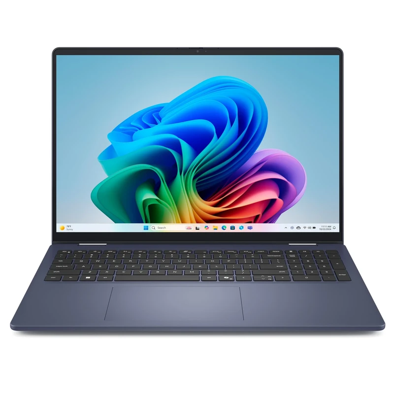 Dell 16 Plus 2-in-1 Laptop Copilot+ PC db06250 16.0-inch 16:10 2.5K (2560 x 1600) Touch HDR 600, Intel Core Ultra 7 Series 2, Intel Arc Graphics, 16GB RAM, 1TB SSD, FHD Camera, Windows 11 Home - Blue