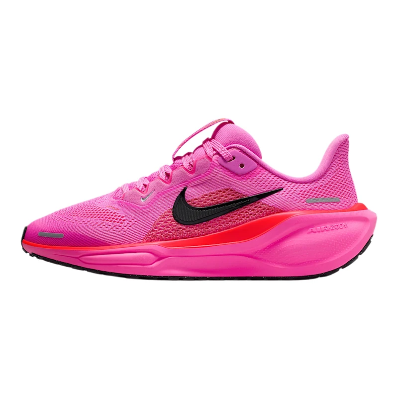Nike Kids Air Zoom Pegasus 41 (Gs) Running Shoes, Playful Pink/Off Noir/Hyper Pi, 3