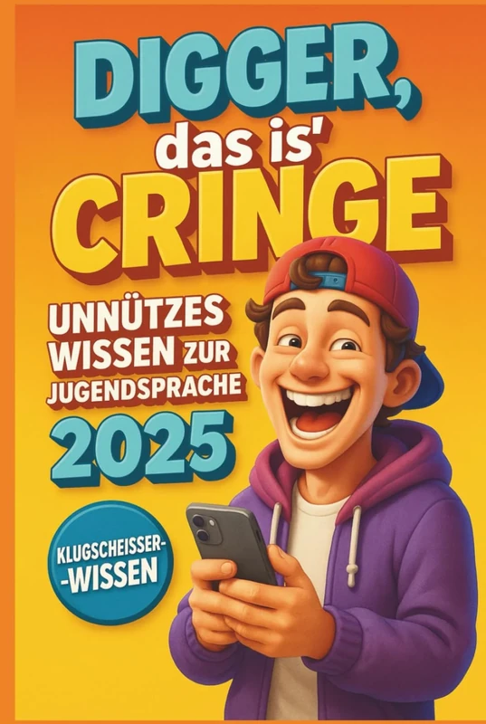 Digger, Das is’ Cringe: Unnützes Wissen zur Jugendsprache 2025 – Die 50 heißesten Jugendwörter, Memes & Slang-Begriffe erklärt für Eltern, Lehrer und neugierige Boomerköpfe - Image 1