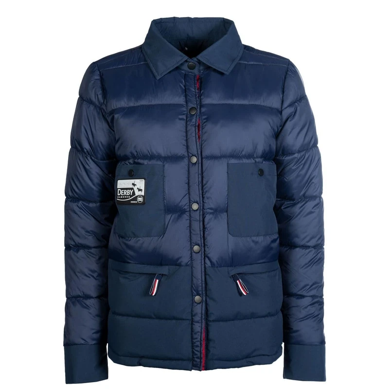 HKM Unisex Derby Quilted Jacket, Deep Blue, XL/XXL