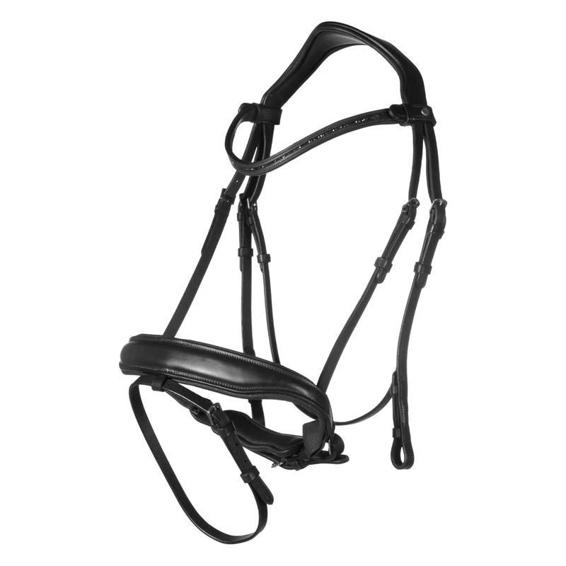 HKM Ira Bridle Black Full