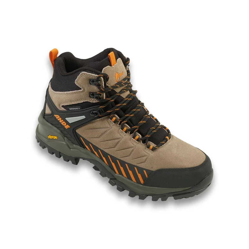 Ande Unisex Sniper High Wp Trekking Boot, Brown Orange, 6.5 UK