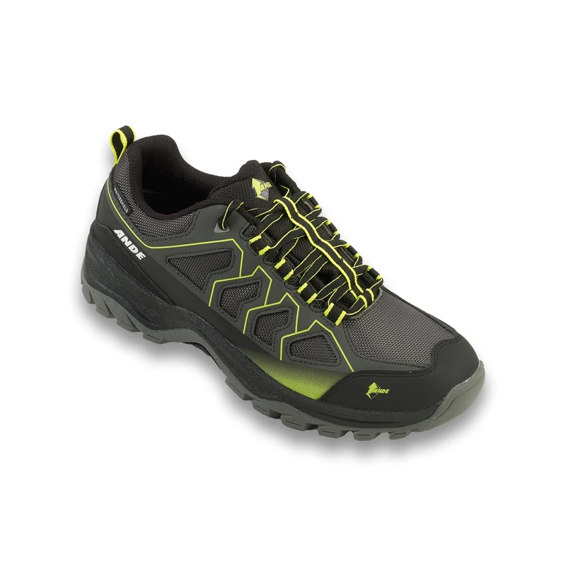 Ande Unisex Cobra Low Wp Trekking Shoe, Anthracite Lime, 5 UK