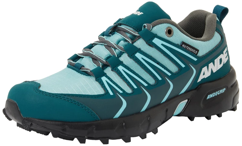 Ande New Tour Evo WP, Unisex-Adult Trekking Boot, Baltic Green/Sky Blue, 4 UK, Baltic Green Light Blue, 5 UK