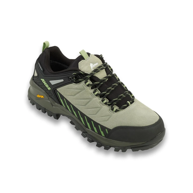 Ande Unisex Sniper Low Vib Wp Trekking Shoe, Light Green Sage, 3.5 UK