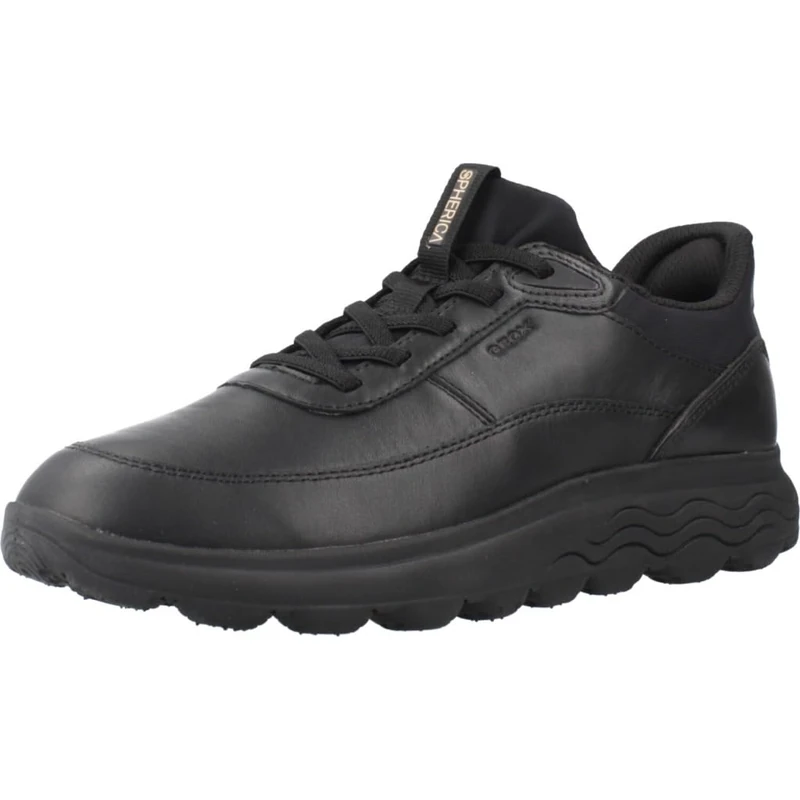 Geox Women's D SPHERICA Plus B Trainers, Black, 41 EU, Black, 7.5 UK