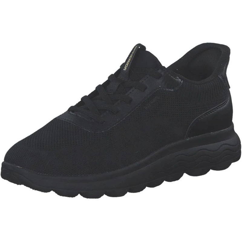 Geox Women's D Spherica Plus ASneaker, Black, 2.5 UK - Image 1