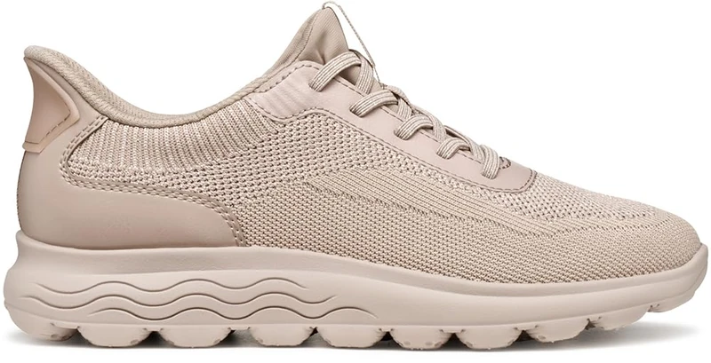 Geox Women's D Spherica Plus ASneaker, Powder Beige, 5 UK