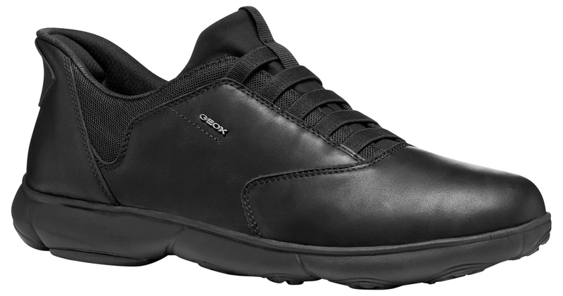 Geox Men's U Nebula 2.0 Plus B Trainers, Black, 10 UK
