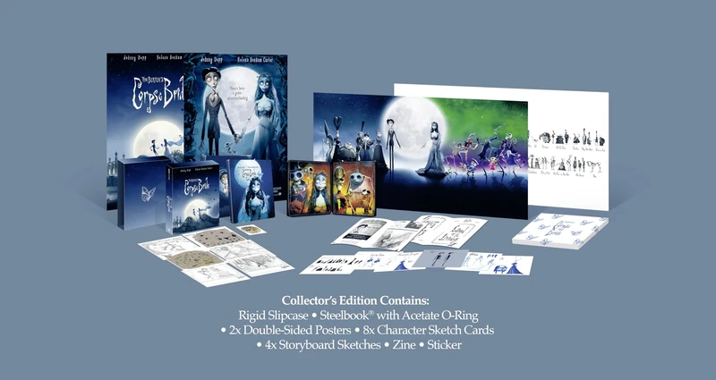 Corpse Bride Collector's Edition with Steelbook [4K Ultra HD] [2005]