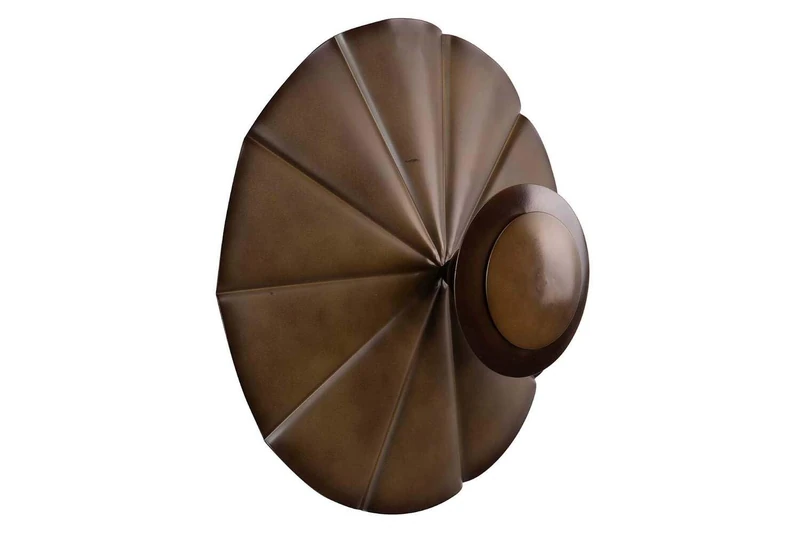 AlexandreHouse Mesa Auxiliar Metal Dorado Amala 46x46x59 cm