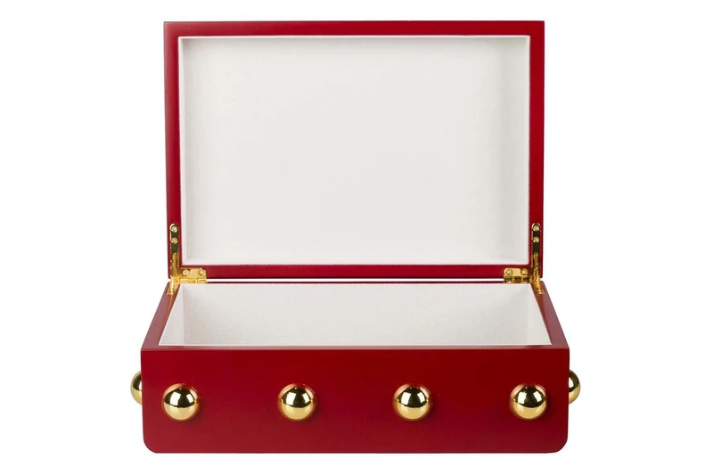 AlexandreHouse Boxeador Resin Metal Garnet 33 x 56 x 56 cm