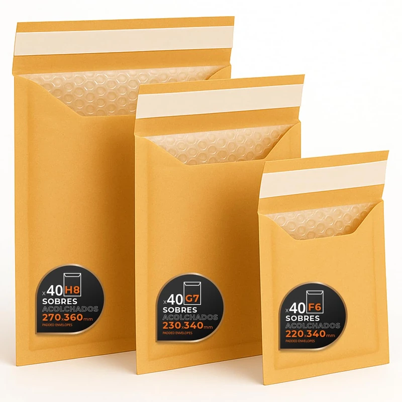 Ofituria Padded Envelopes - Kraft Mailing Pack L - 120 Count