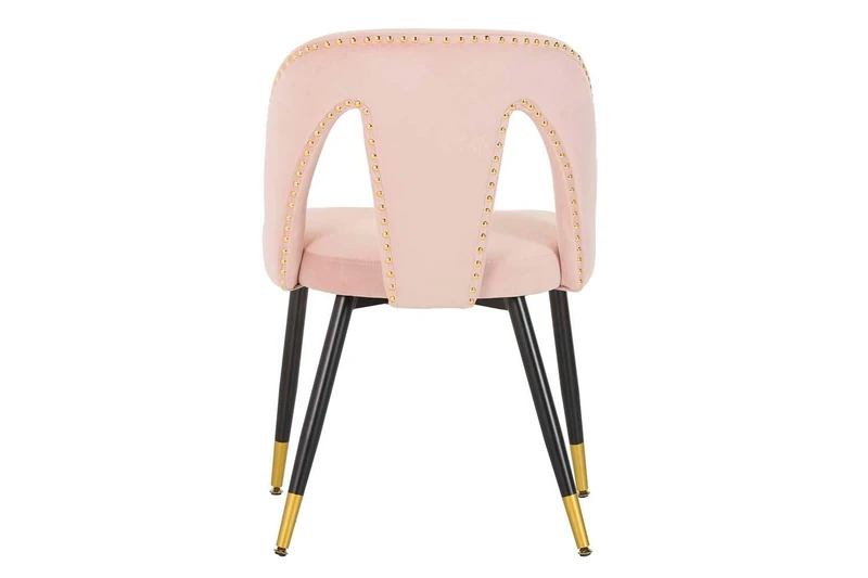 AlexandreHouse TABURETE BARS VELVET PINK HARBOR 46 x 53 x 105 cm