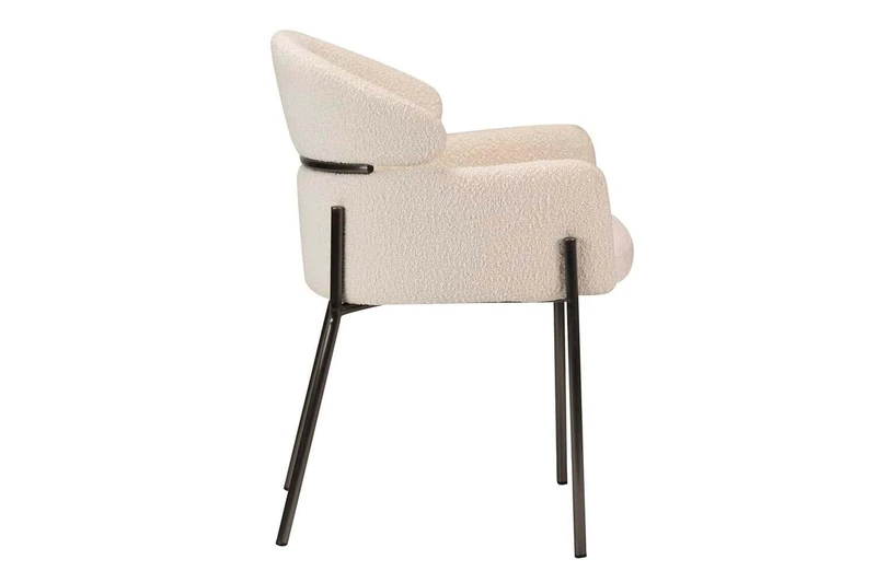 AlexandreHouse Silla Velvet Black Atlanta 64 x 69 x 78 cm